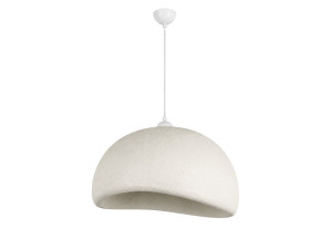 Lampada a sospensione in metallo "Beta" - 50 x 40 cm - Bianco