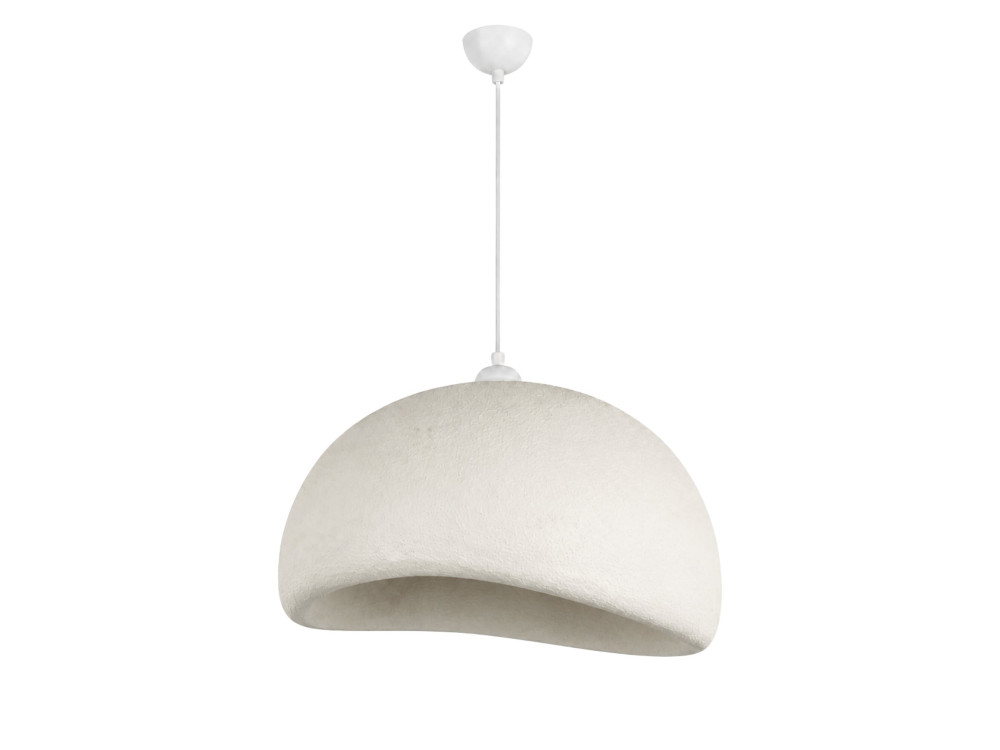 Lampada a sospensione in metallo "Beta" - 50 x 40 cm - Bianco