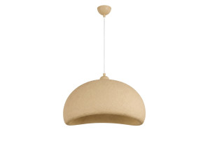 Lampada a sospensione in metallo "Beta" - 40 x 32 cm - Beige