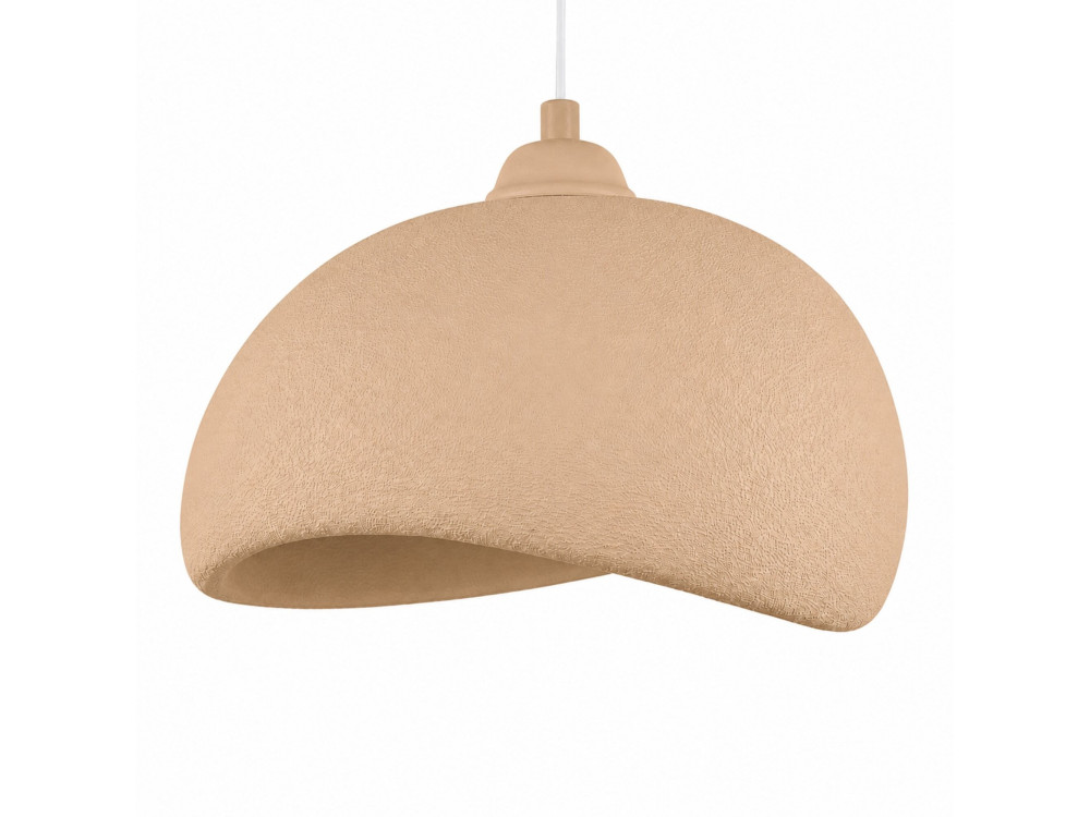Lampada a sospensione in metallo "Beta" - 40 x 32 cm - Beige