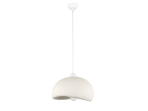 Lampada a sospensione in metallo "Beta" - 30 x 24 cm - Bianco