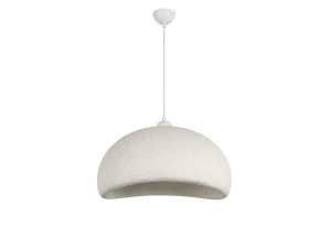 Lampada a sospensione in metallo "Beta" - 40 x 32 cm - Bianco