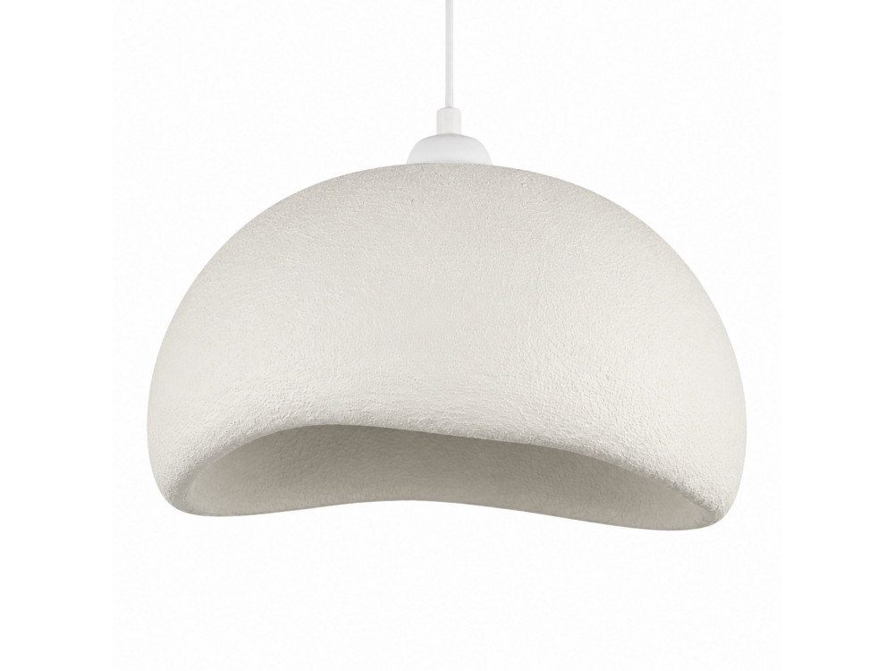 Lampada a sospensione in metallo "Beta" - 40 x 32 cm - Bianco