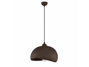 Lampada a sospensione in metallo "Beta" - 30 x 24 cm - Marrone