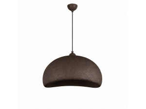 Lampada a sospensione in metallo "Beta" - 40 x 32 cm - Marrone