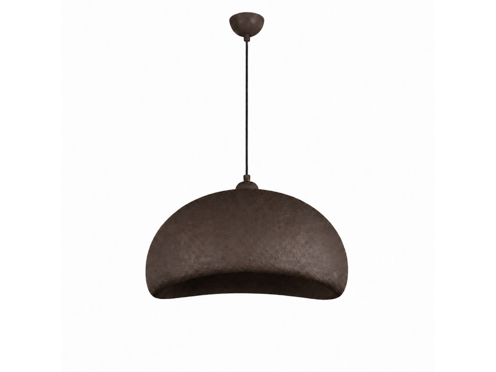 Lampada a sospensione in metallo "Beta" - 40 x 32 cm - Marrone