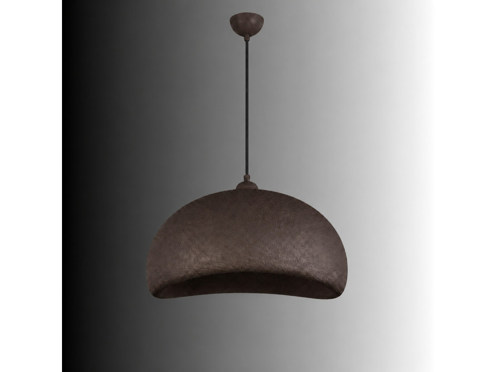 Lampada a sospensione in metallo "Beta" - 40 x 32 cm - Marrone