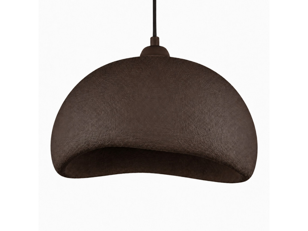 Lampada a sospensione in metallo "Beta" - 40 x 32 cm - Marrone