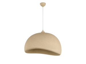 Lampada a sospensione in metallo "Beta" - 50 x 40 cm - Beige