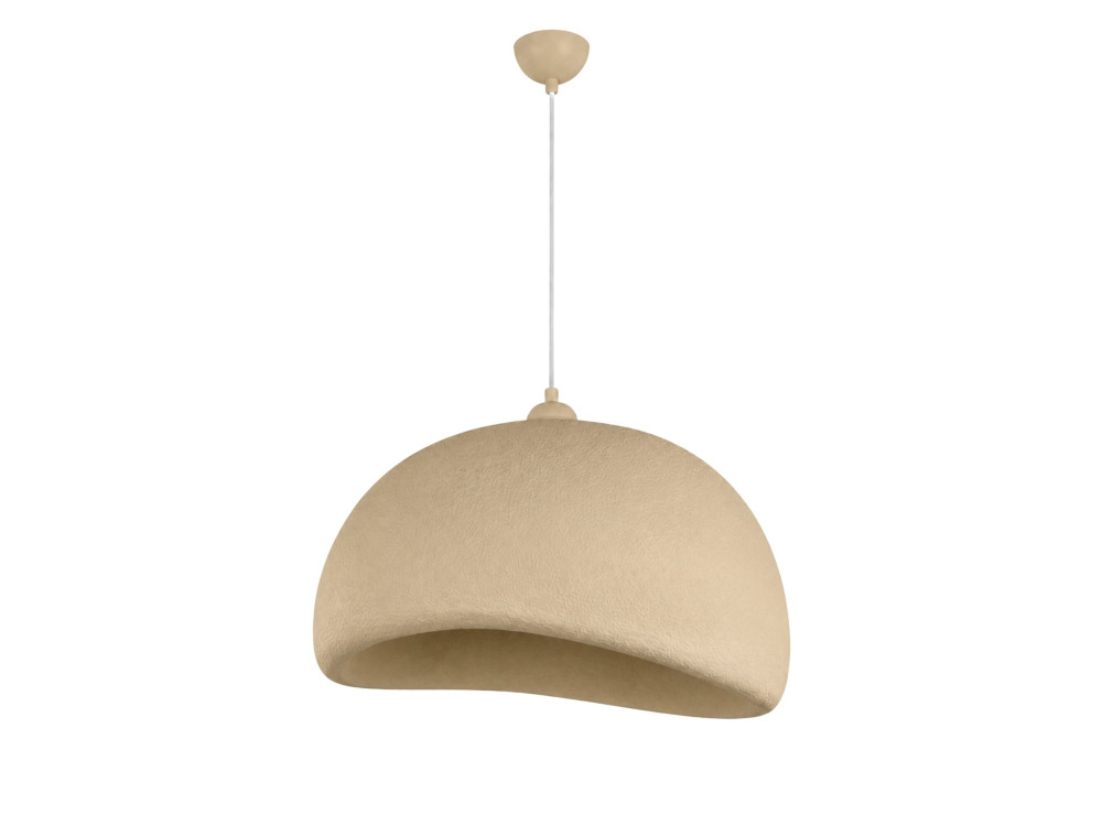 Lampada a sospensione in metallo "Beta" - 50 x 40 cm - Beige