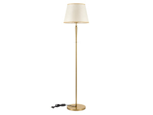 Lampada da terra in metallo "Milano" - 40 x 40 cm - Beige
