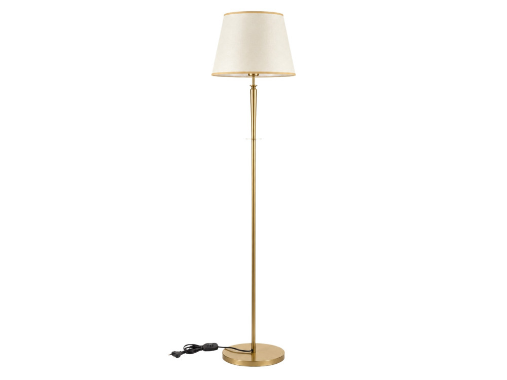 Lampada da terra in metallo "Milano" - 40 x 40 cm - Beige