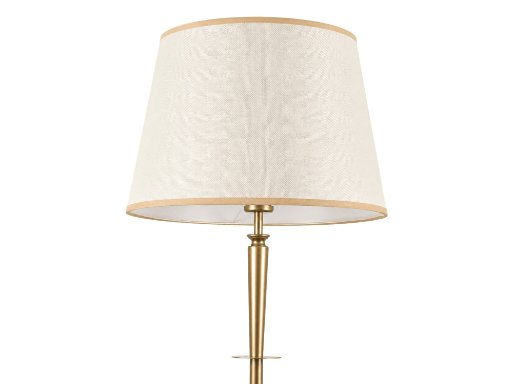 Lampada da terra in metallo "Milano" - 40 x 40 cm - Beige