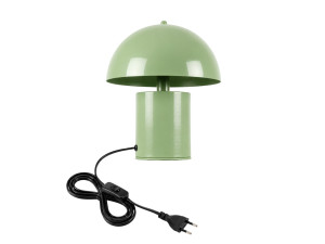 Lampada da tavolo in metallo "Pera" - 26 x 26 cm - Verde menta
