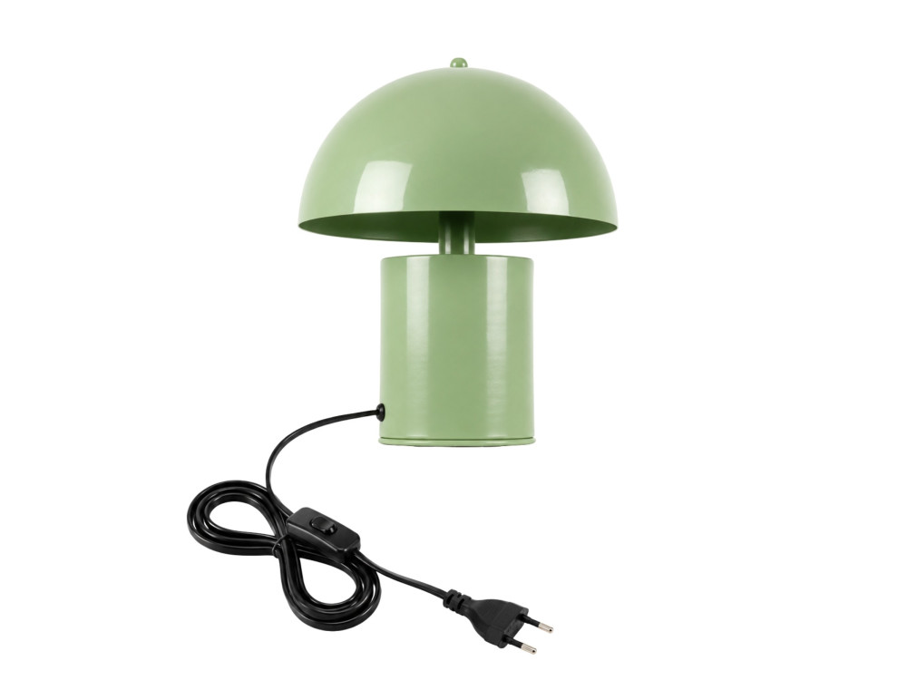 Lampada da tavolo in metallo "Pera" - 26 x 26 cm - Verde menta