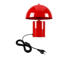 Lampada da tavolo in metallo "Pera" - 26 x 26 cm - Rossa