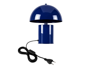 Lampada da tavolo in metallo "Pera" - 26 x 26 cm - Blu marino