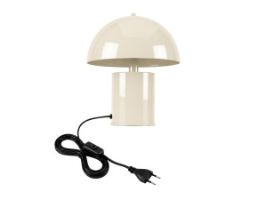 Lampada da tavolo in metallo "Pera" - 26 x 26 cm - Beige