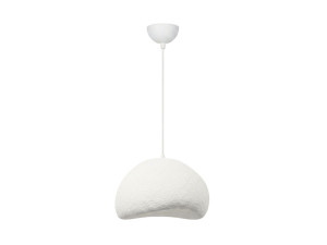 Lampada a sospensione in metallo "Loval" - 50 x 44 cm - Bianco