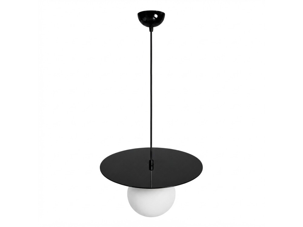 Lampada a sospensione in metallo "Vesper" - 40 x 40 cm - Nero