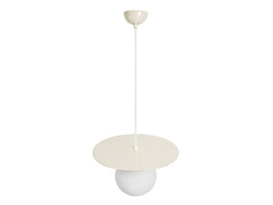 Lampada a sospensione in metallo "Vesper" - 40 x 40 cm - Beige
