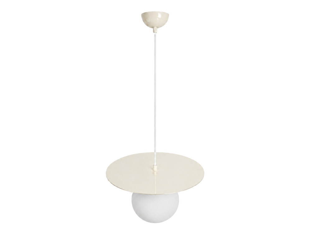 Lampada a sospensione in metallo "Vesper" - 40 x 40 cm - Beige