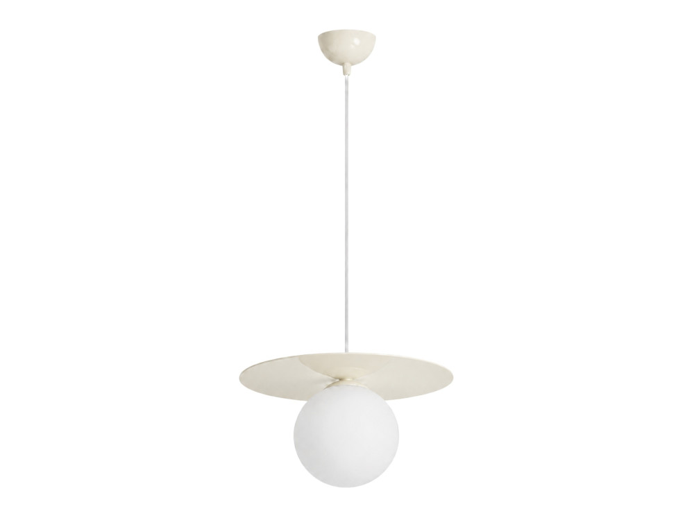 Lampada a sospensione in metallo "Vesper" - 40 x 40 cm - Beige