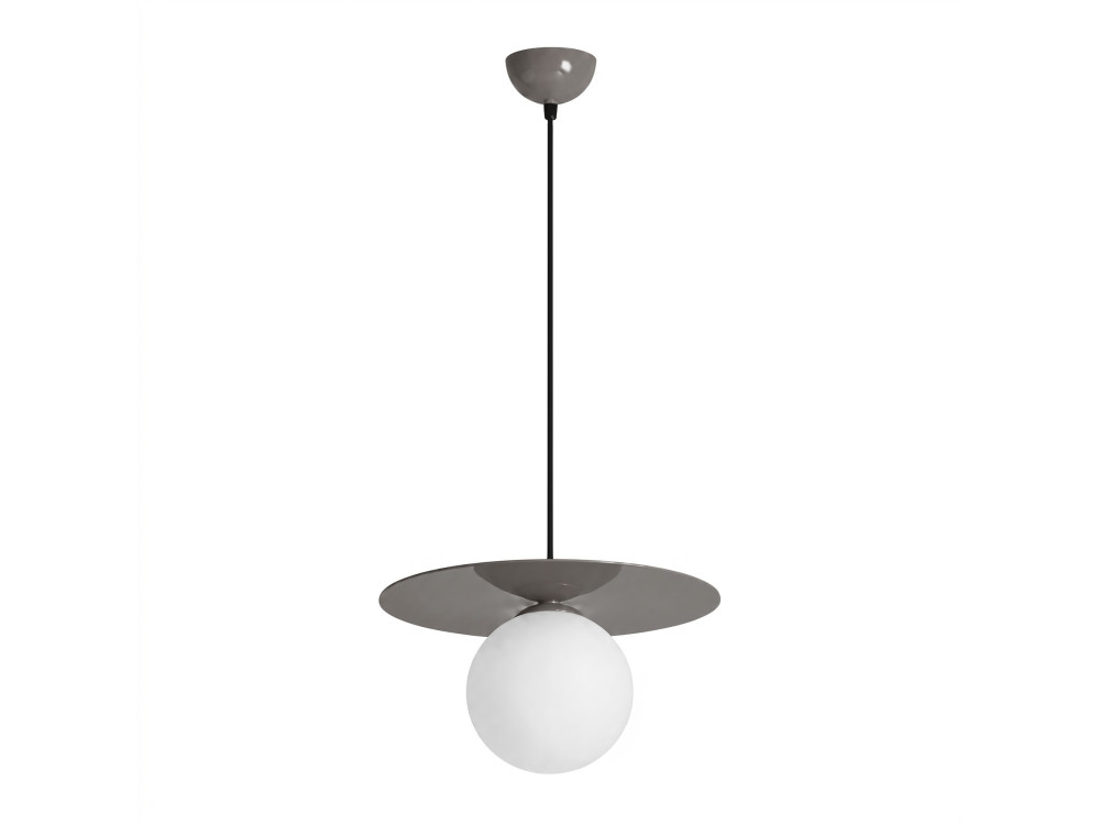 Lampada a sospensione in metallo "Vesper" - 40 x 40 cm - Grigio