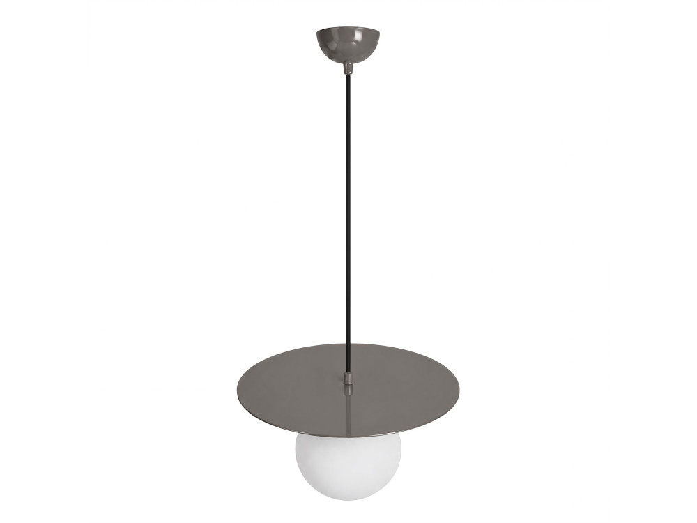 Lampada a sospensione in metallo "Vesper" - 40 x 40 cm - Grigio