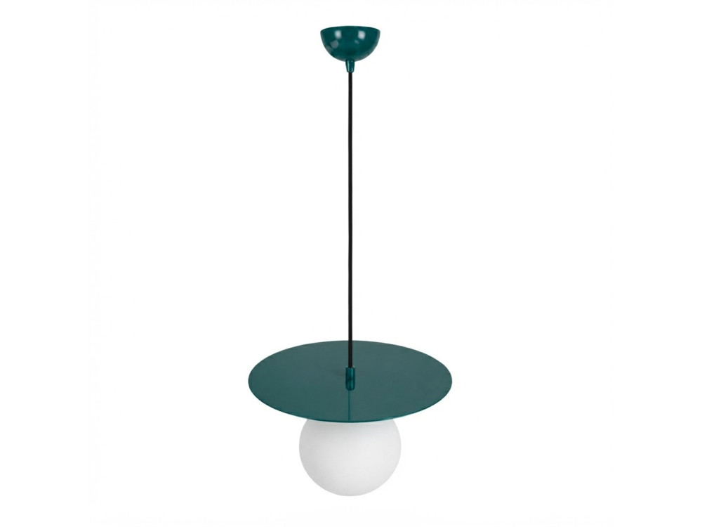 Lampada a sospensione in metallo "Vesper" - 40 x 40 cm - Verde
