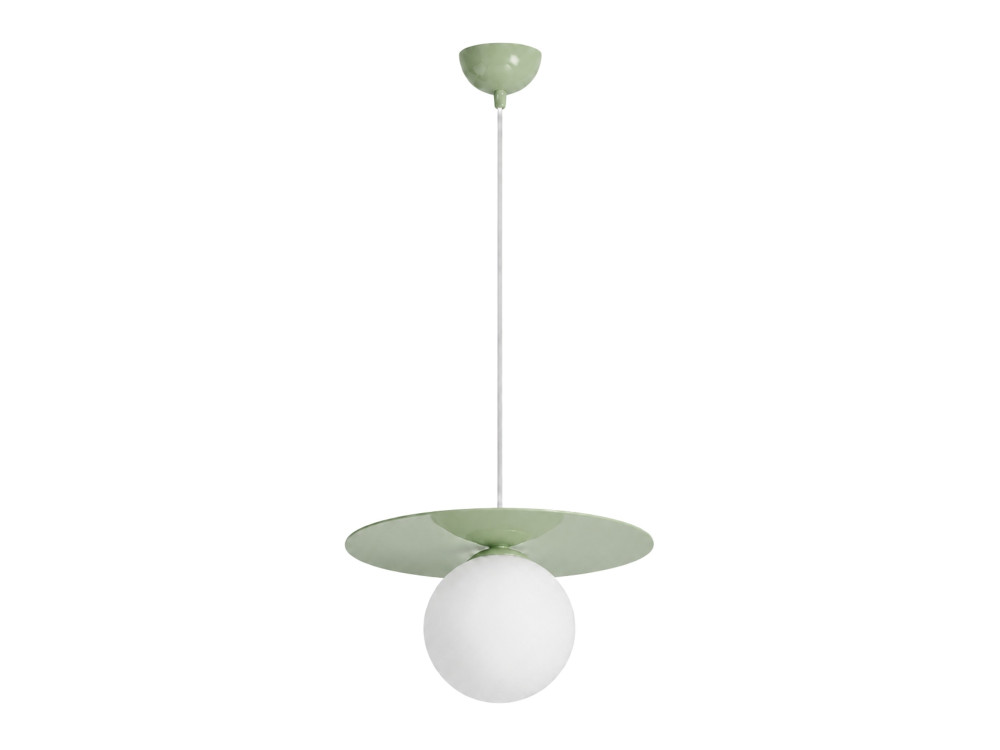 Lampada a sospensione in metallo "Vesper" - 40 x 40 cm - Verde