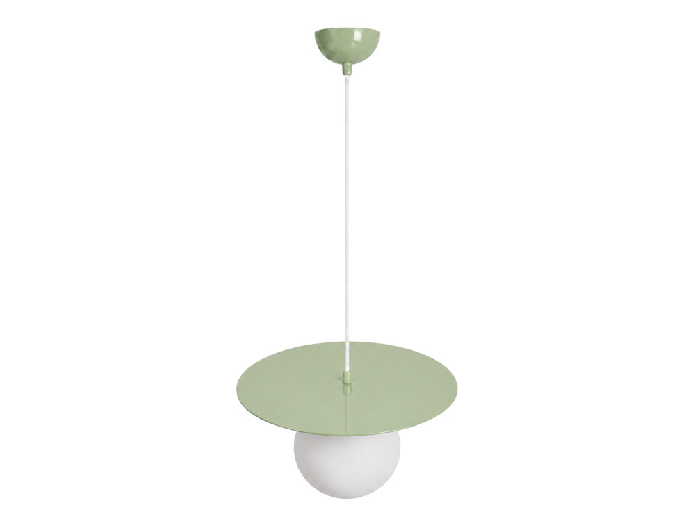 Lampada a sospensione in metallo "Vesper" - 40 x 40 cm - Verde