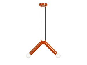 Lampada a sospensione in metallo "Balance" - 33 x 15 cm - Arancione