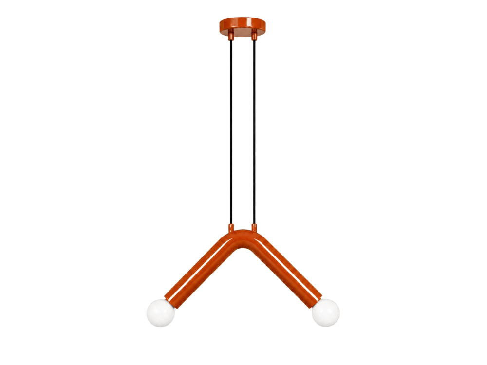 Lampada a sospensione in metallo "Balance" - 33 x 15 cm - Arancione