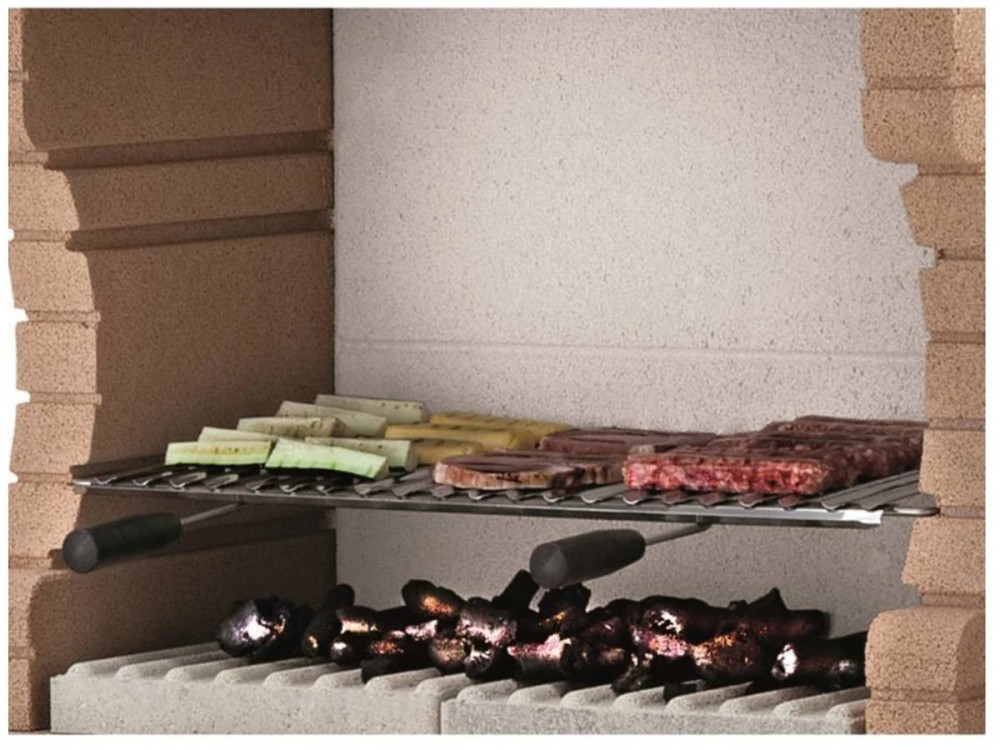 Barbecue in pietra Tupai” - 110 x 71 x 193 (H) cm