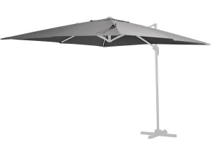 Telo per ombrellone da giardino "Sun 3" - 3 x 3 m - Grigio