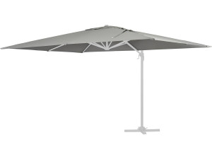 Telo per ombrellone da giardino "Sun 3" - 3 x 3 m - Grigio chiaro