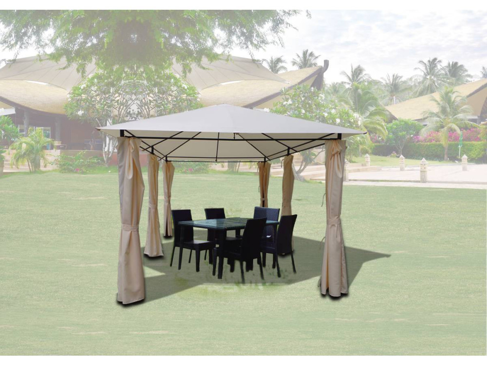 Tela e tendaggi per pergola "Rosita - 3 x 4 m  - Beige