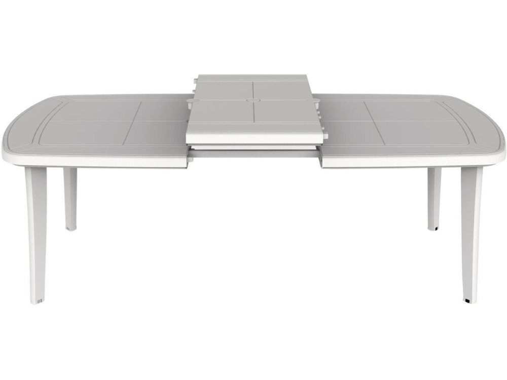 Tavolo da giardino "Atlantic" - Resina - Max 2,25 m - Bianco