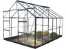 Serra da giardino in vetro temperato "Sekurit" - 8,9 m² - 244 x 264 x 224 cm - Antracite