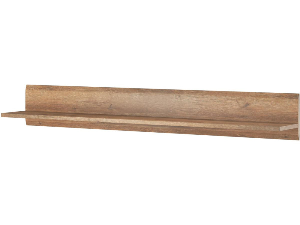 Scaffale corto "TULSA WM" - 22 x 160 x 22 cm - Rovere