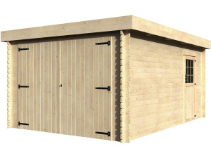 Garage in legno "Galan" - 15,28 m² - 3,26 x 4,78 x 2,24 m - 28 mm