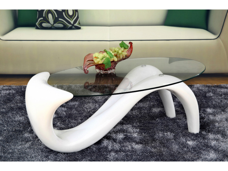 tavolino "Maya"- 125 x 64 x 48,5 cm -Bianco