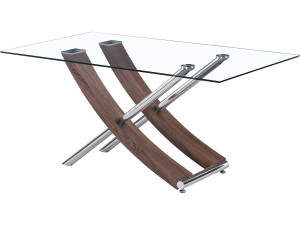 Tavolo da pranzo "Diva" - 160 x 90 x 76 cm - Color quercia, laccato