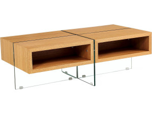 Tavolino "Milano" - 120 x 60 x 40 cm - Finitura quercia