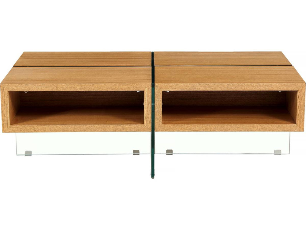 Tavolino "Milano" - 120 x 60 x 40 cm - Finitura quercia