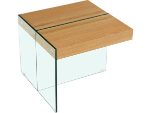 Tavolino "Agrigento" - 60 x 60 x 50 cm - Finitura quercia
