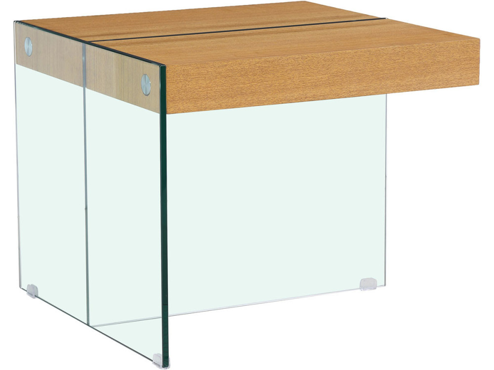 Tavolino "Agrigento" - 60 x 60 x 50 cm - Finitura quercia