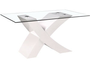 Tavolo da pranzo  "Mona" - 150 x 90 x 75 cm - Bianco