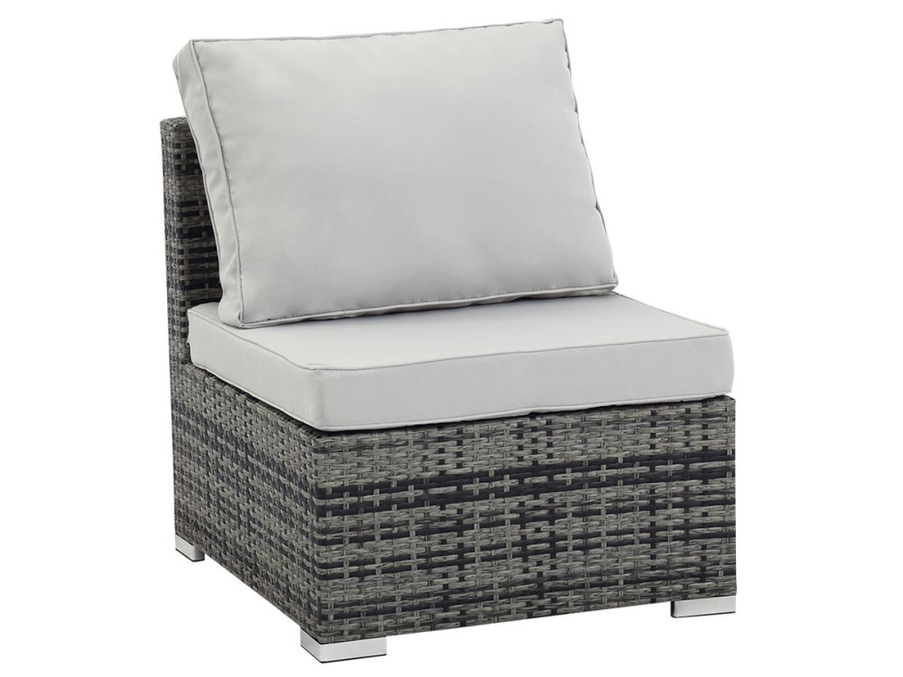 Salotto da giardino Meridian 2 pezzi Ibiza - Florida - Grigio